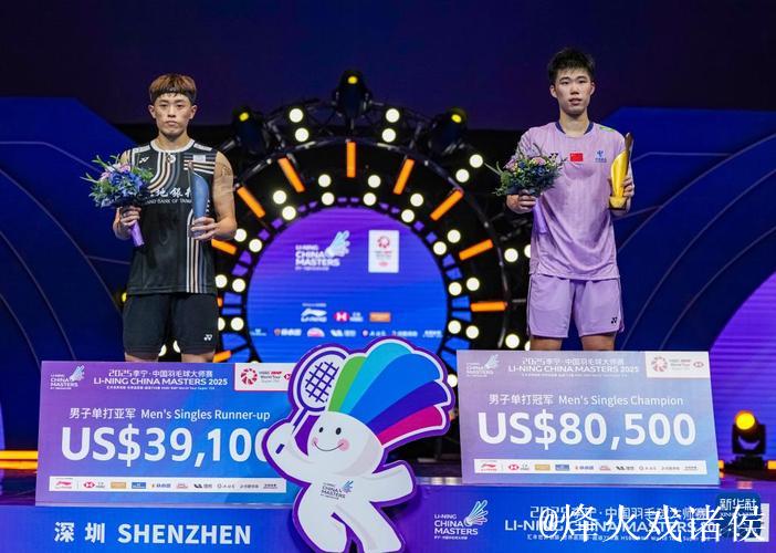 翁泓阳力克林俊易,夺得中国羽毛球大师赛男单冠军 翁泓阳力克林俊易,夺得中国羽毛球大师赛男单冠军